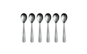 Normann Cutlery teaspoon group on white background